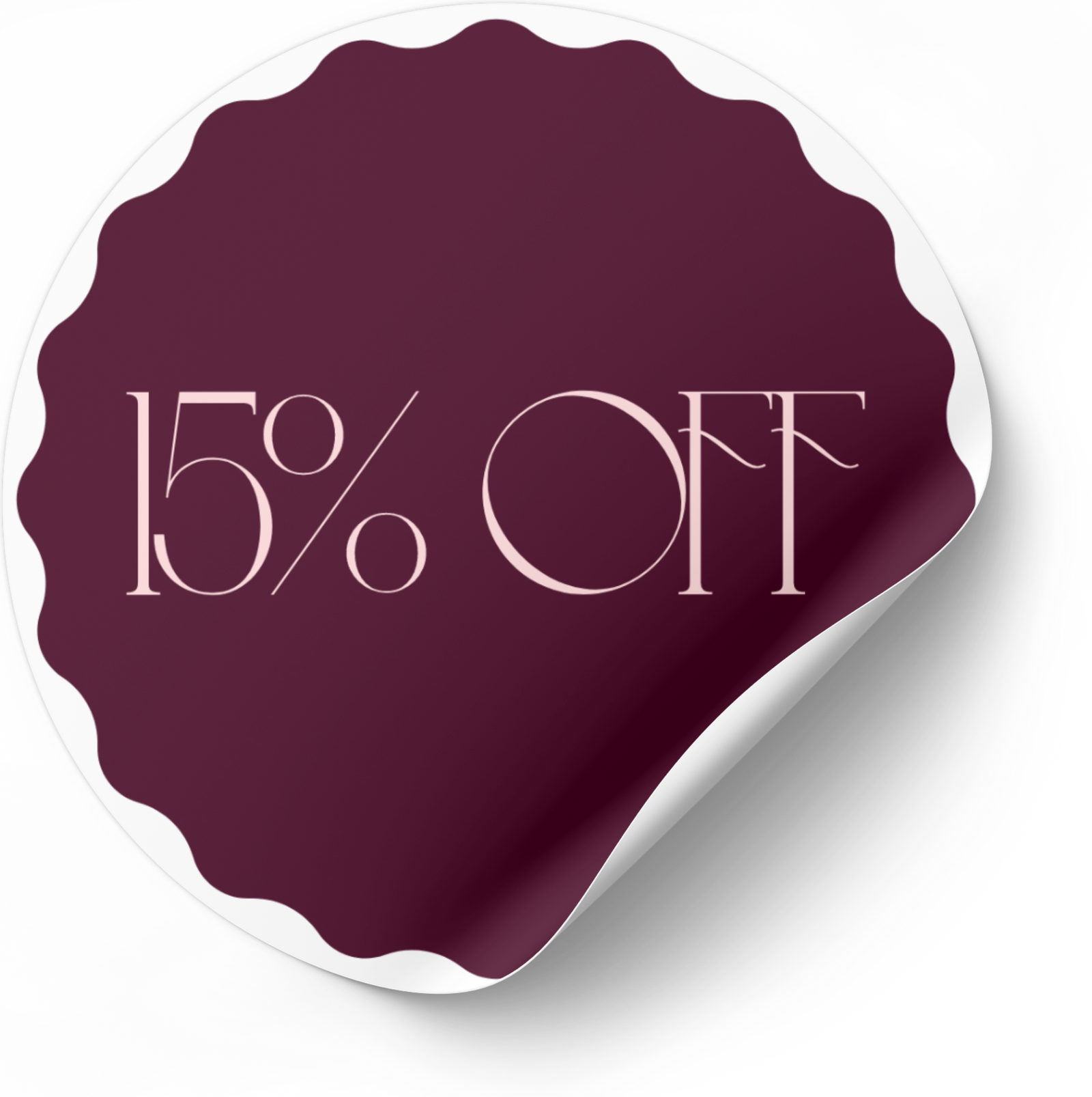 Primrose Discount Off Stickers