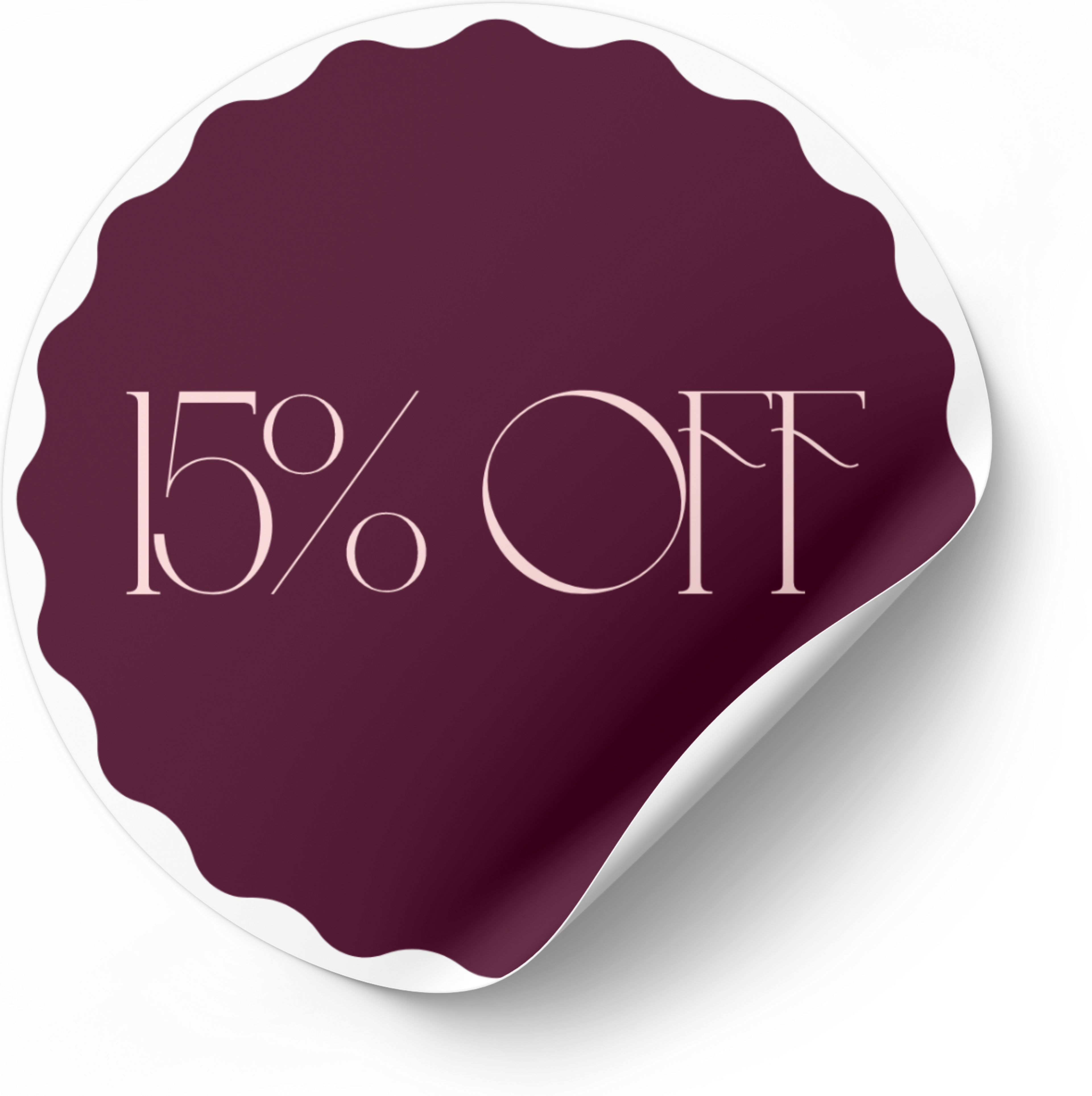 Primrose Discount Off Stickers