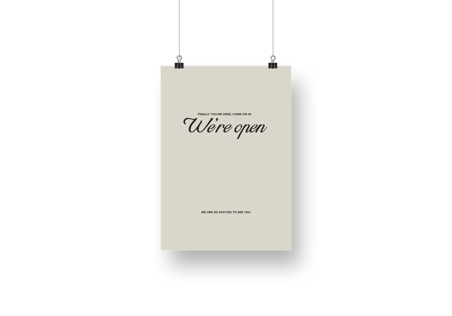 Psalms Classic Open Sign No. 2