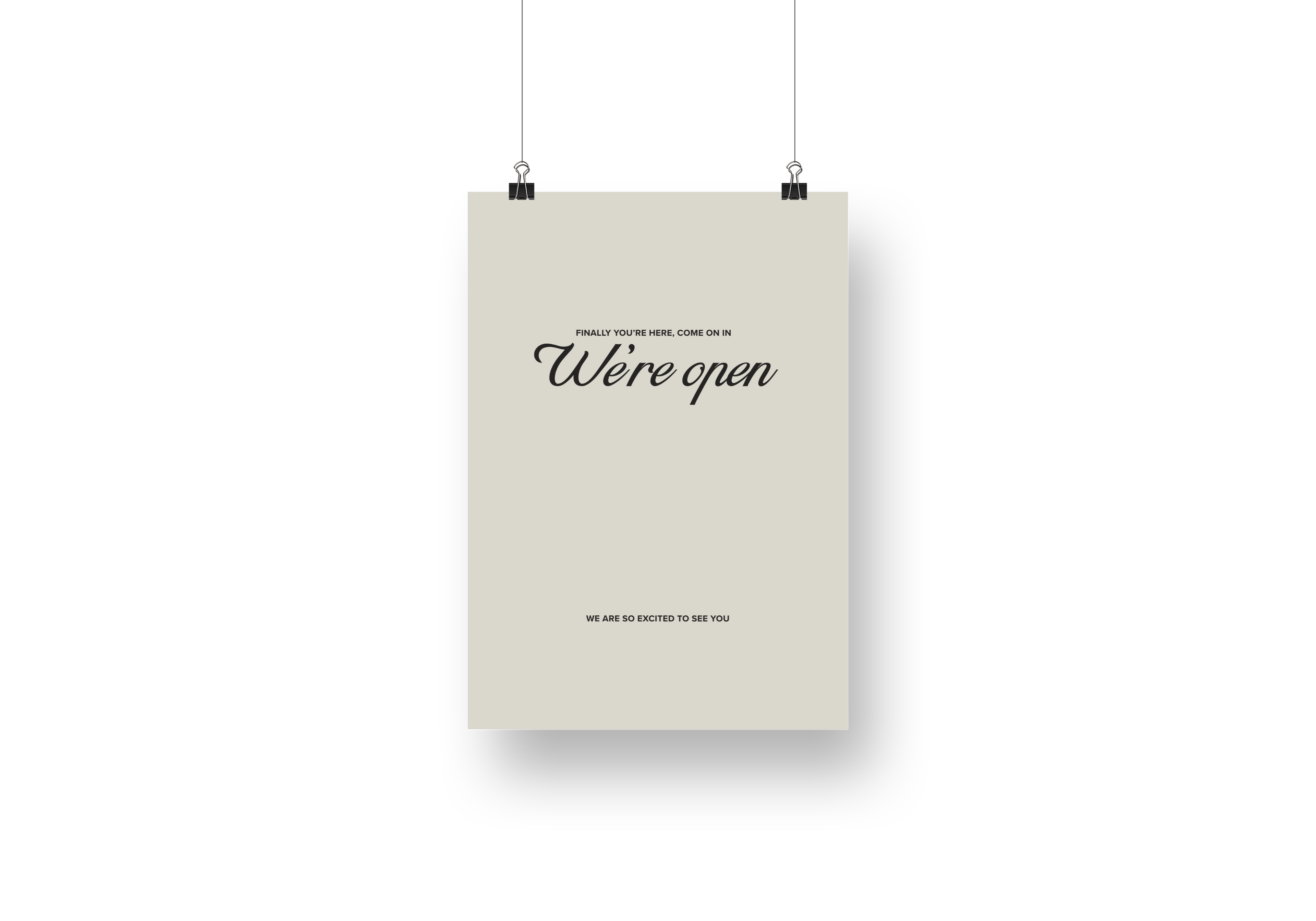 Psalms Classic Open Sign No. 2