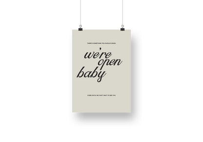 Psalms We’re Open/Closed Baby Sign Pack