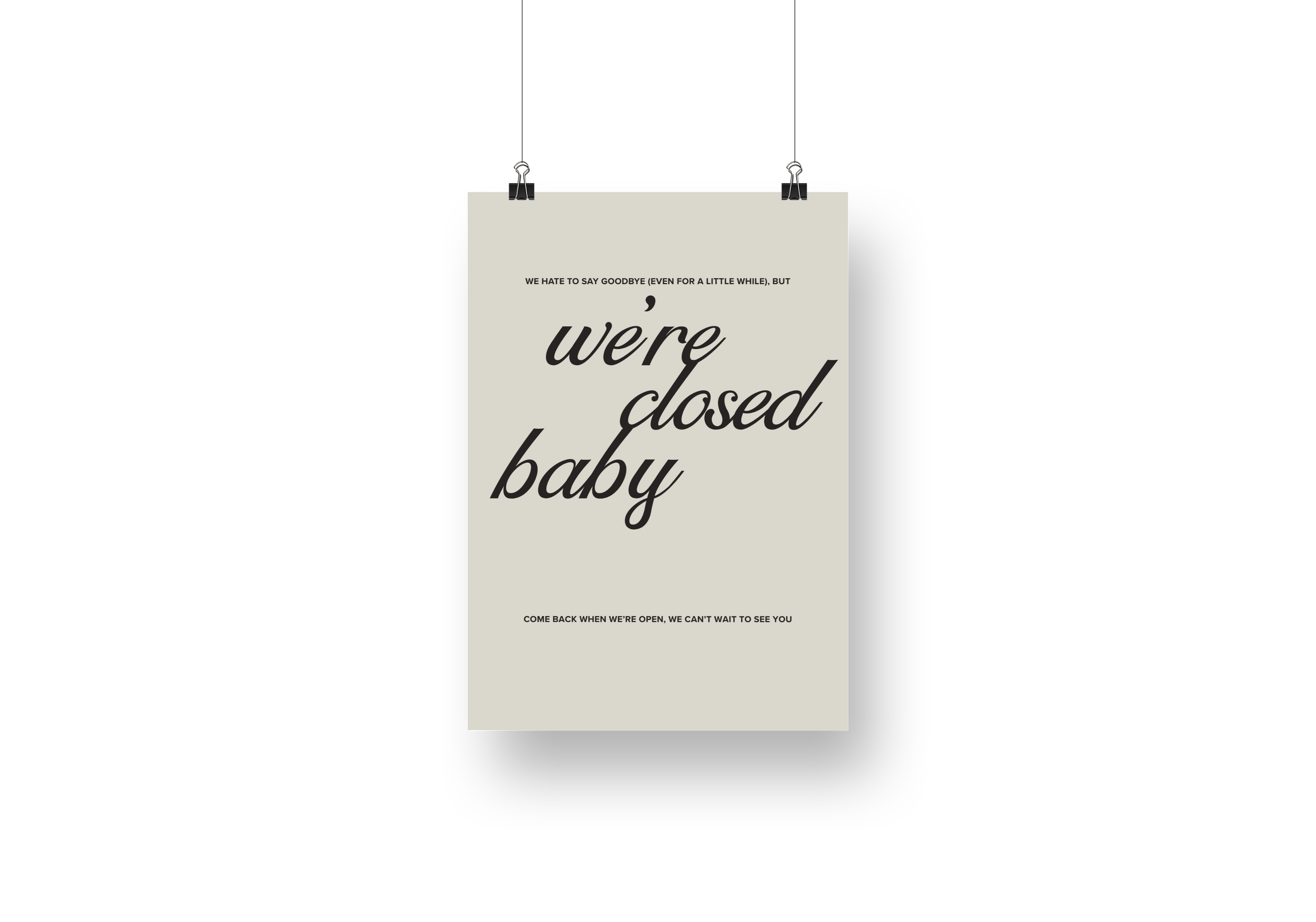 Psalms We’re Open/Closed Baby Sign Pack
