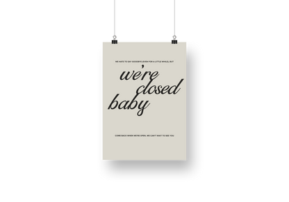 Psalms We’re Open/Closed Baby Sign Pack