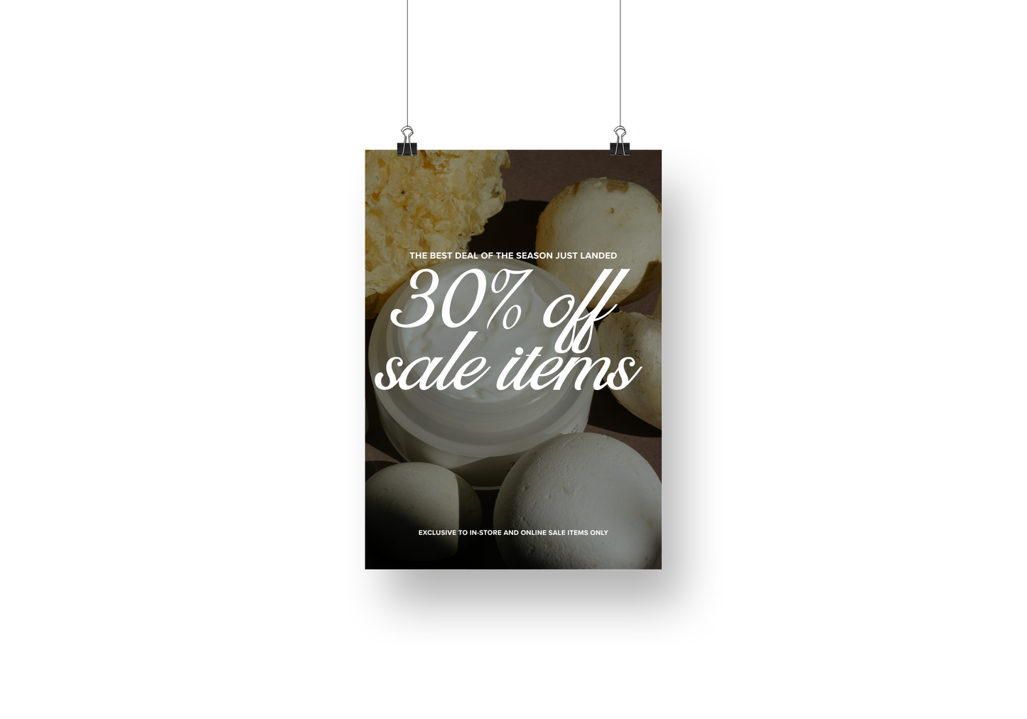 Psalms Beauty Clearance & Sale Discount Sign