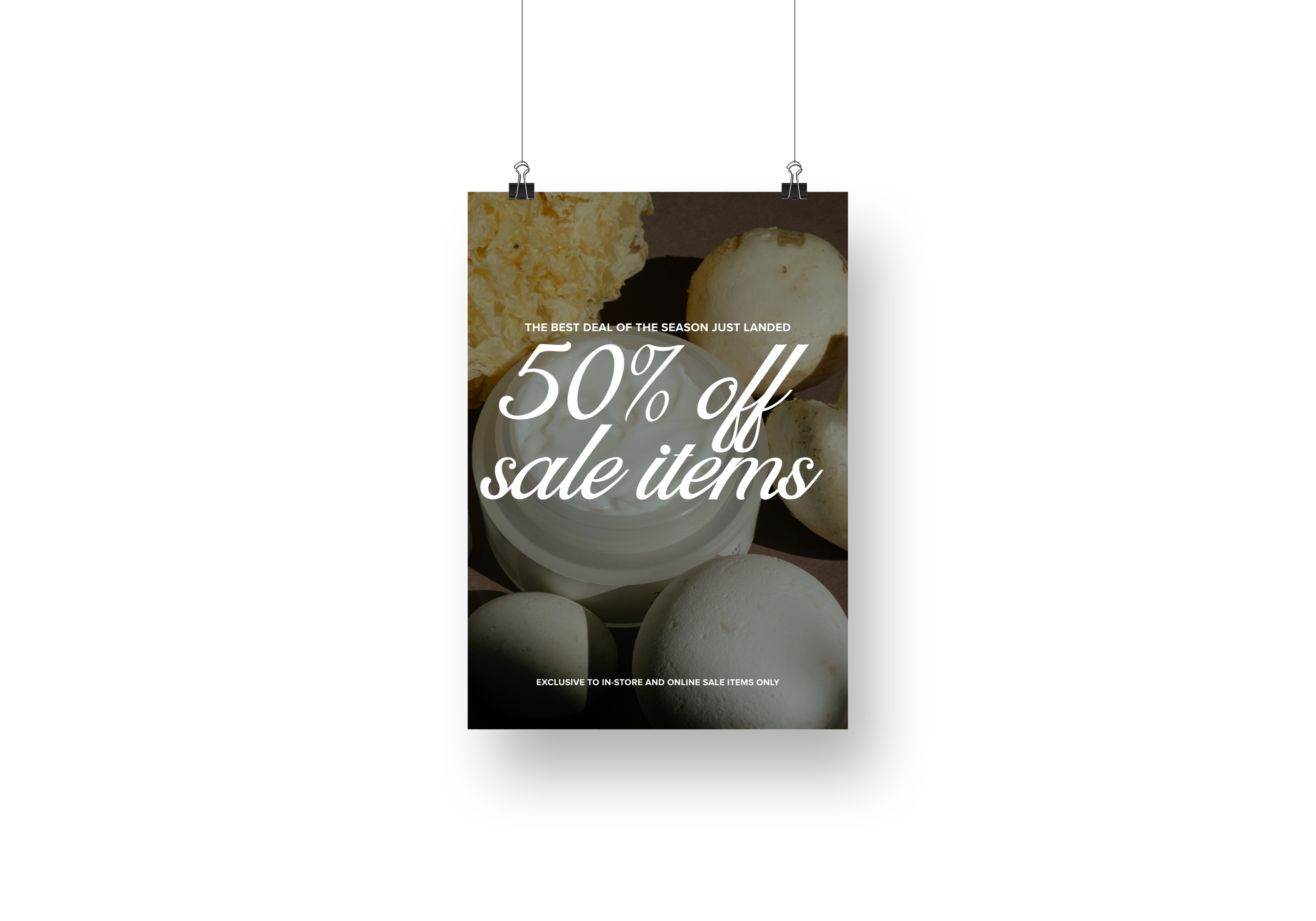 Psalms Beauty Clearance & Sale Discount Sign