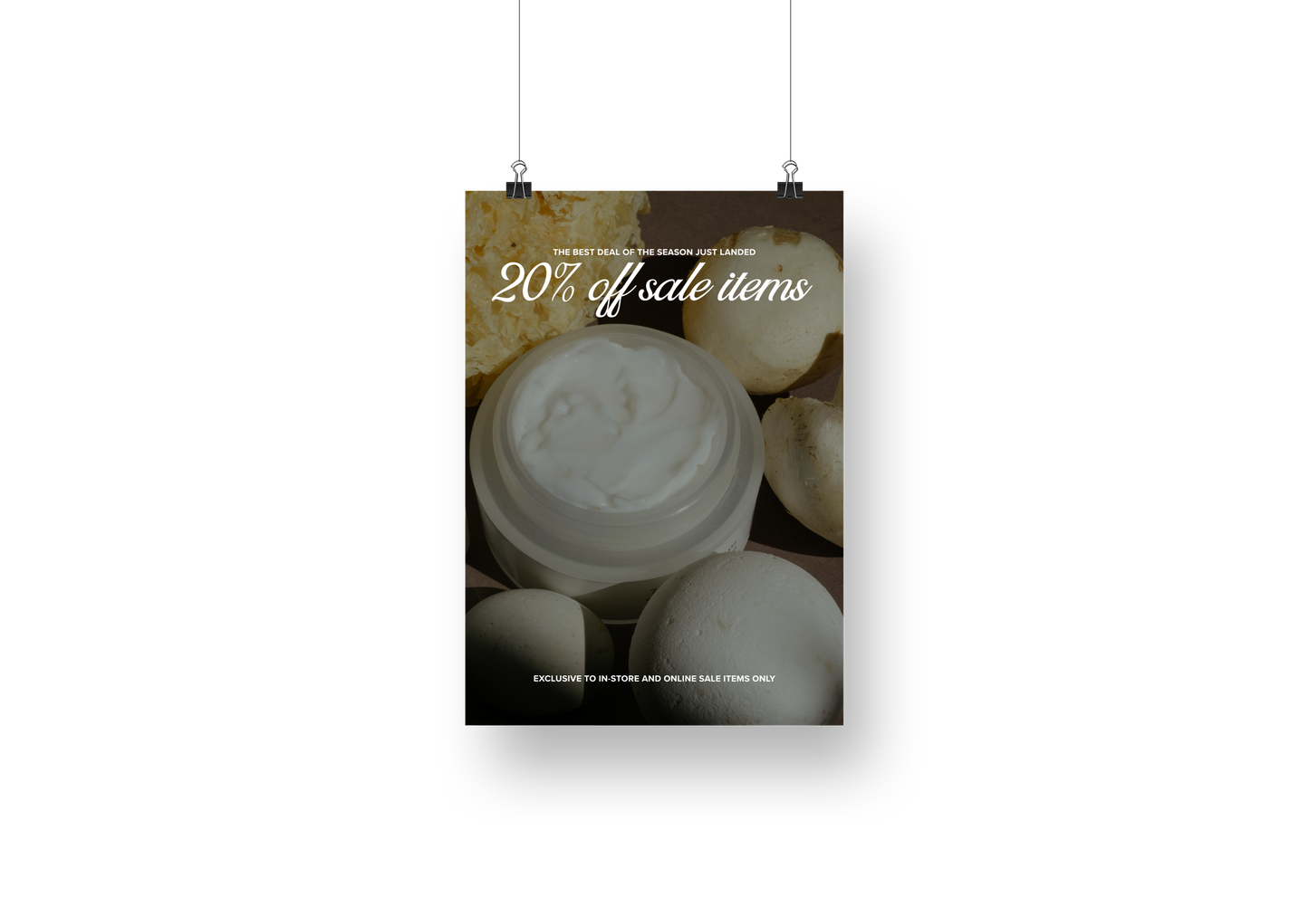 Psalms Beauty Clearance & Sale Discount Sign