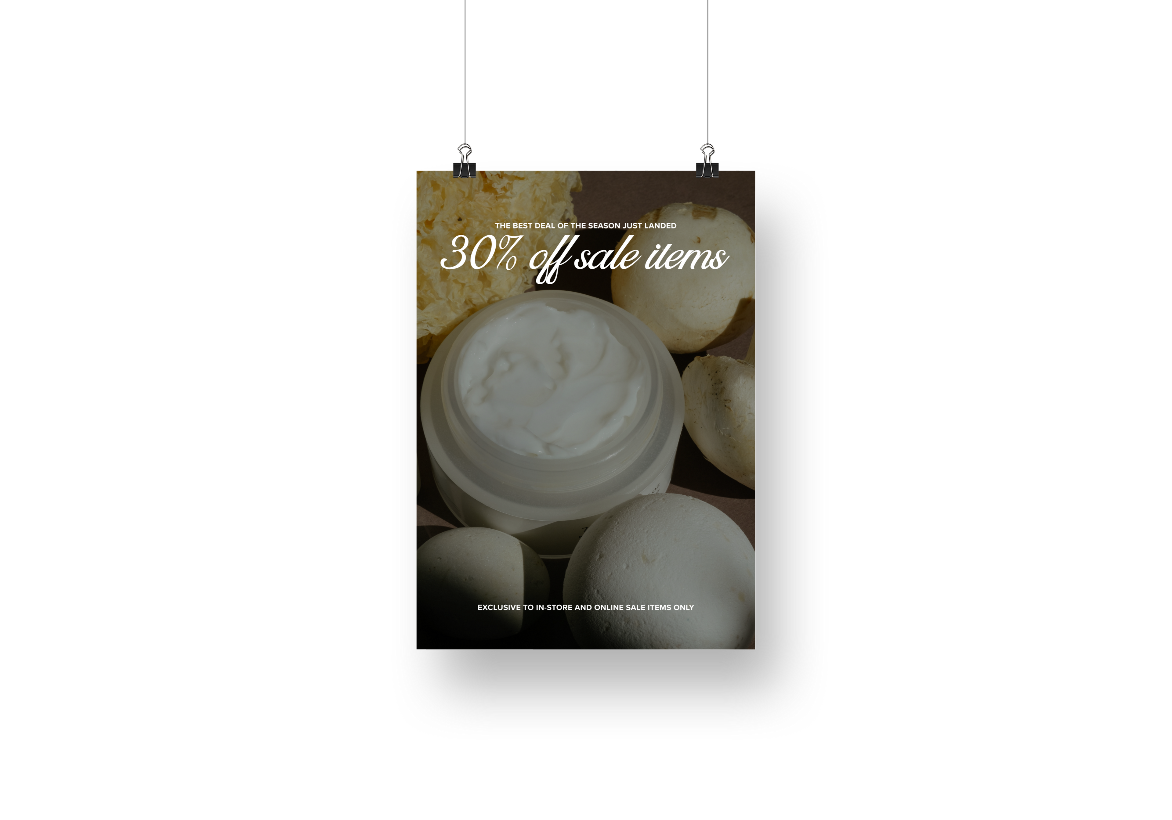 Psalms Beauty Clearance & Sale Discount Sign