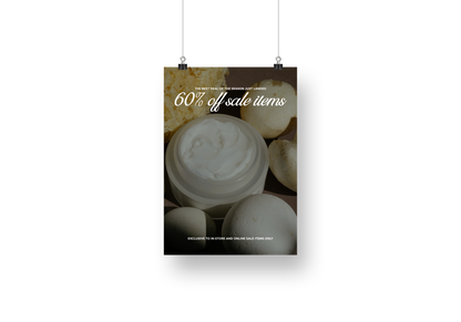 Psalms Beauty Clearance & Sale Discount Sign