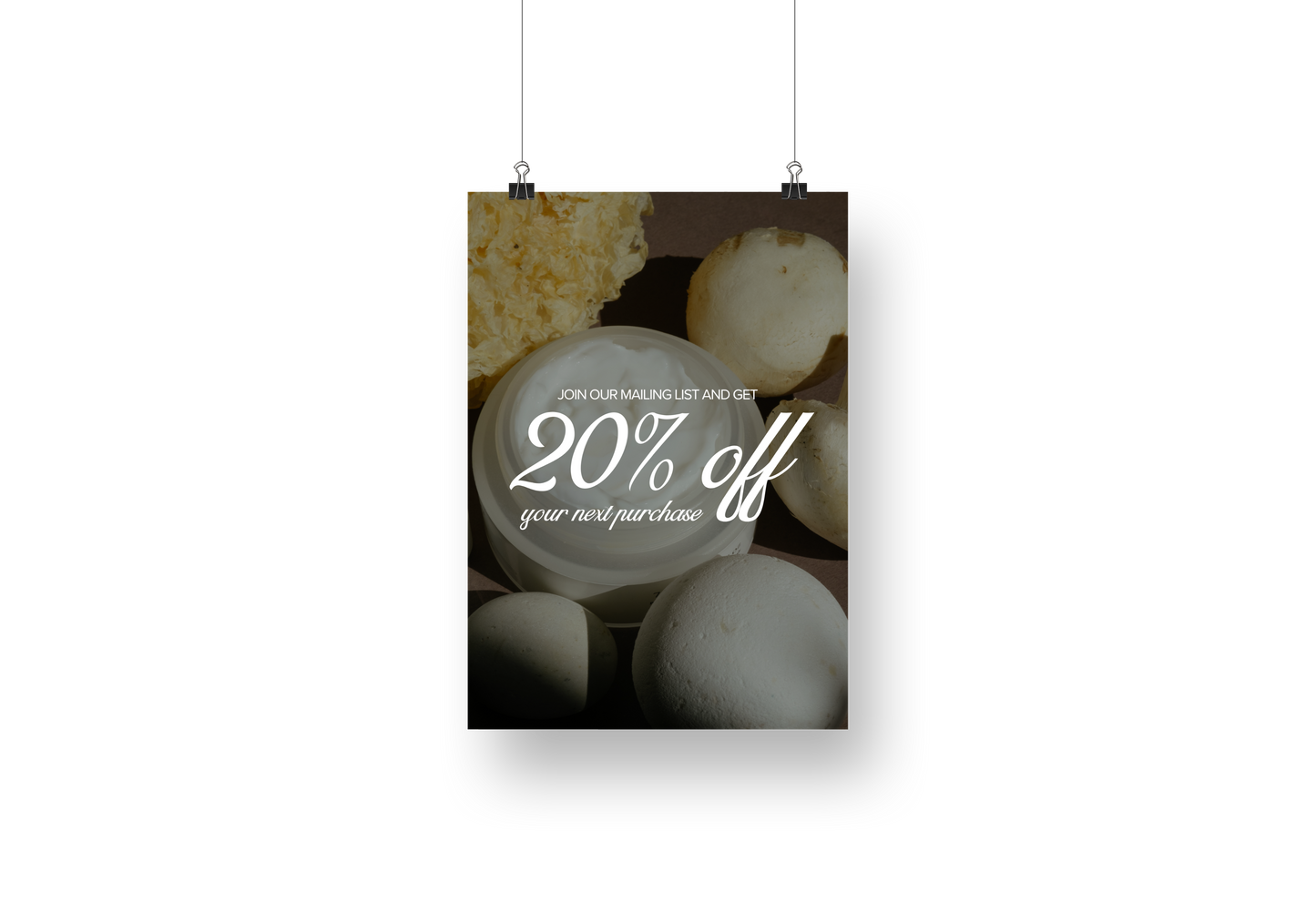 Psalms Beauty Clearance & Sale Discount Sign