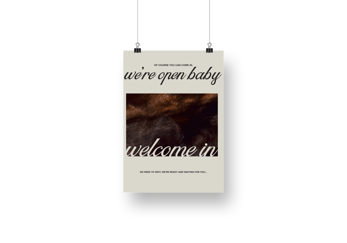 Psalms We’re Open Baby Sign