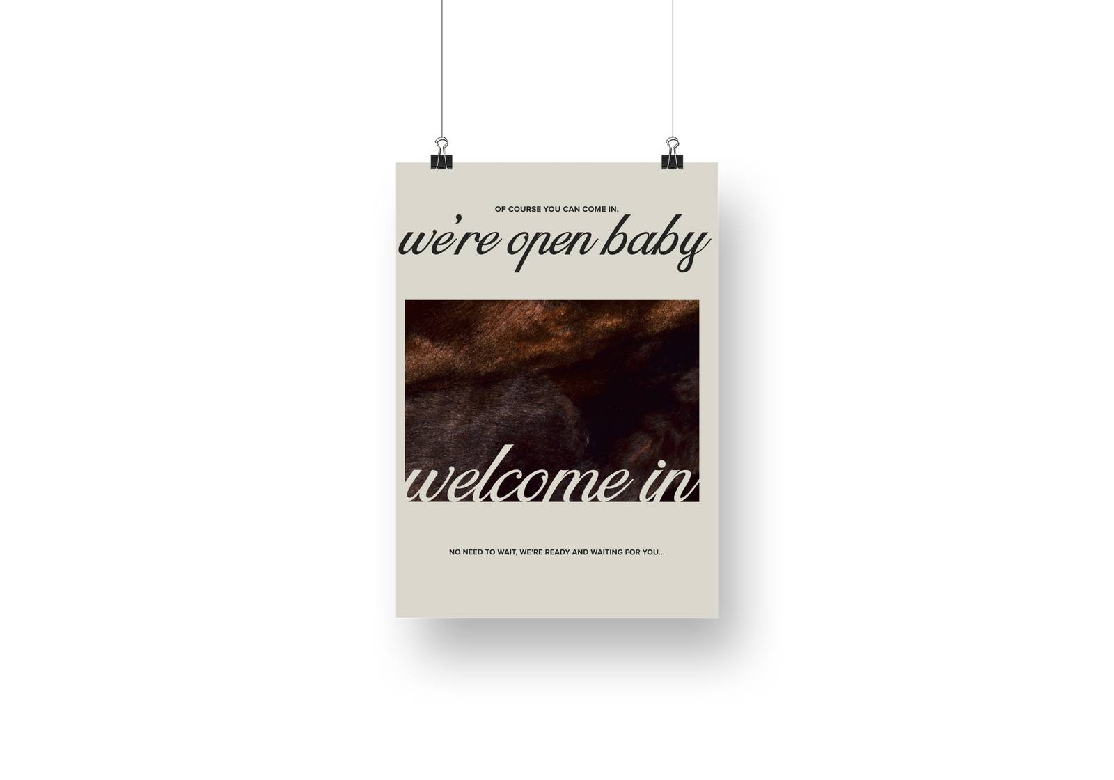 Psalms We’re Open Baby Sign