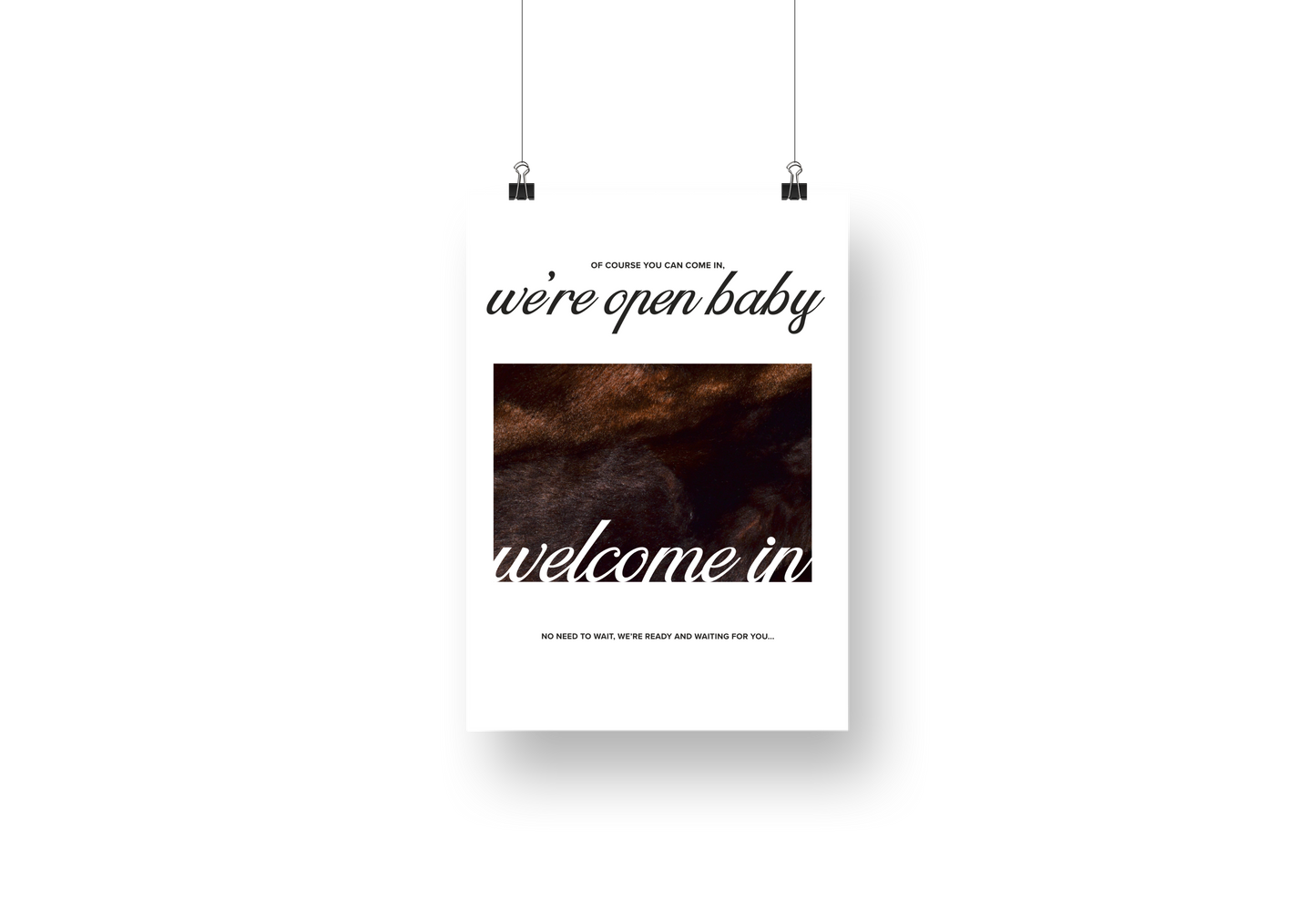 Psalms We’re Open Baby Sign