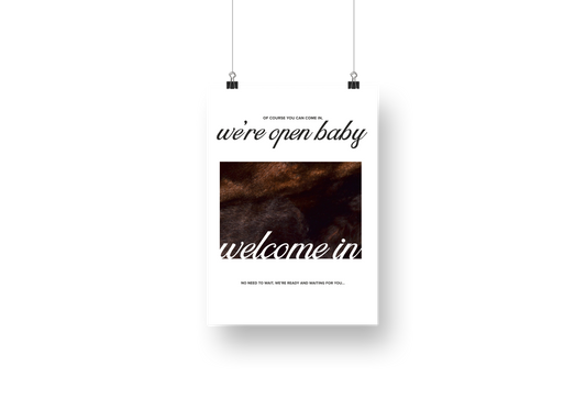 Psalms We’re Open Baby Sign