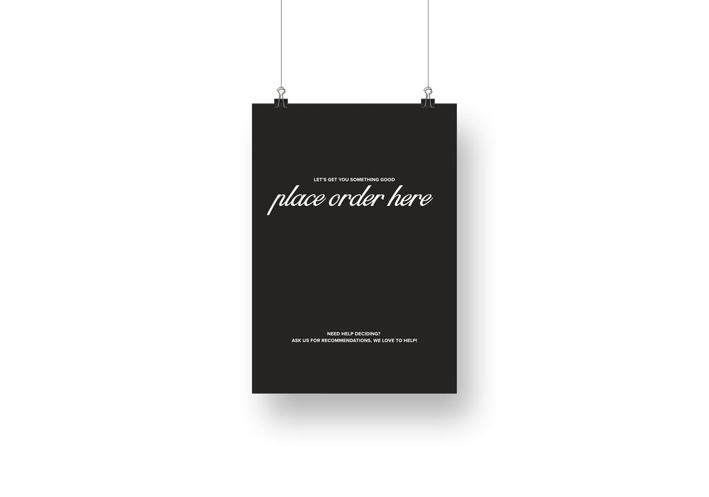 Psalms Place Order Sign